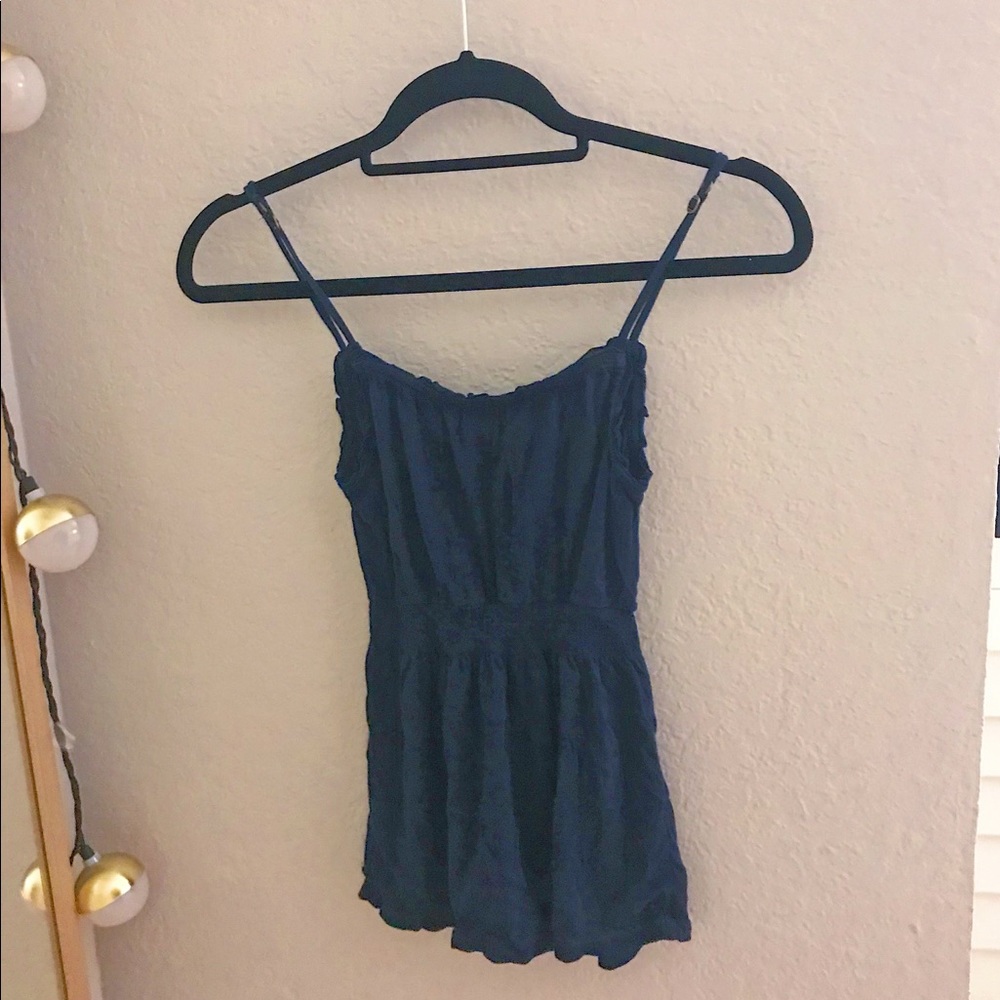 Navy blue tank top